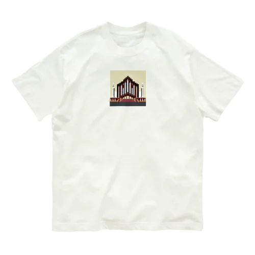 ドット絵風パイプオルガン Organic Cotton T-Shirt