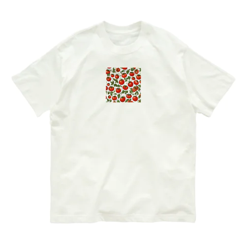 トマト オーガニックコットンTシャツ