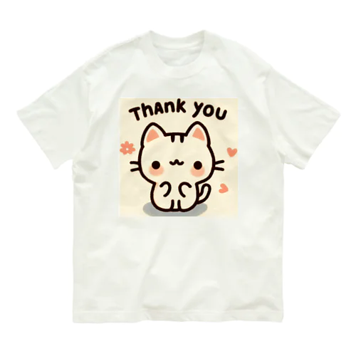 シンプルな猫ちゃん♪ Organic Cotton T-Shirt