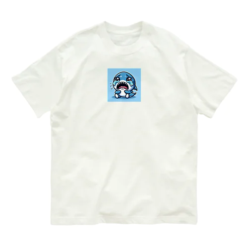 泣き虫シャーク Organic Cotton T-Shirt