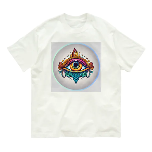 オレンジの第3のeye Organic Cotton T-Shirt