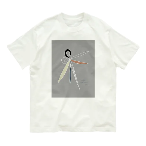 一筆書きトンボ Organic Cotton T-Shirt