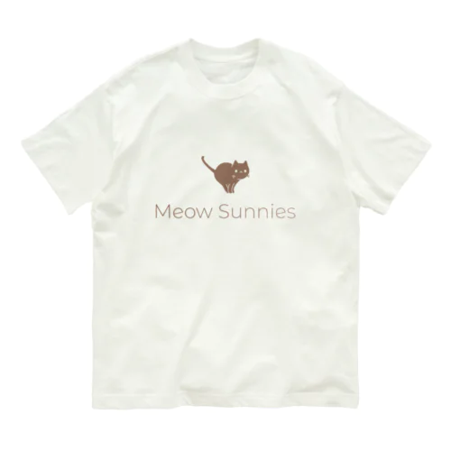 Meow Sunniesロゴバージョン オーガニックコットンTシャツ