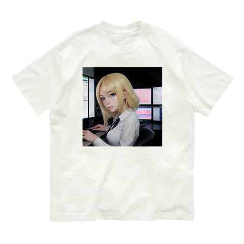 投資家女子 オーガニックコットンTシャツ