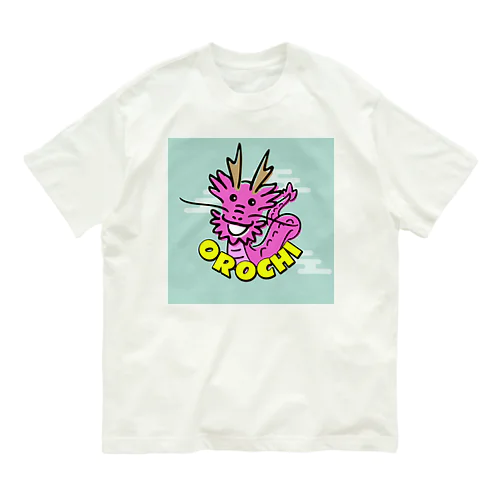 石見神楽_八岐大蛇@hotpink Organic Cotton T-Shirt