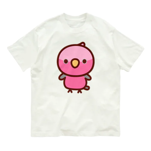 モモイロインコ Organic Cotton T-Shirt