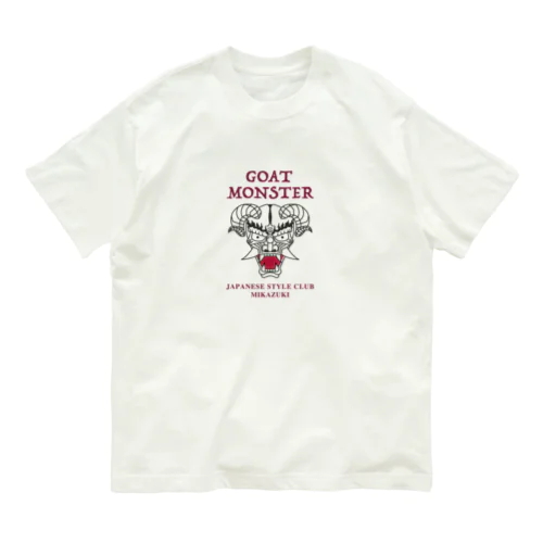 GOAT MONSTER オーガニックコットンTシャツ