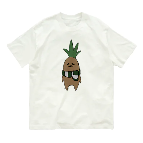 ﾏﾝﾄﾞﾚちゃん(マフラー付) オーガニックコットンTシャツ