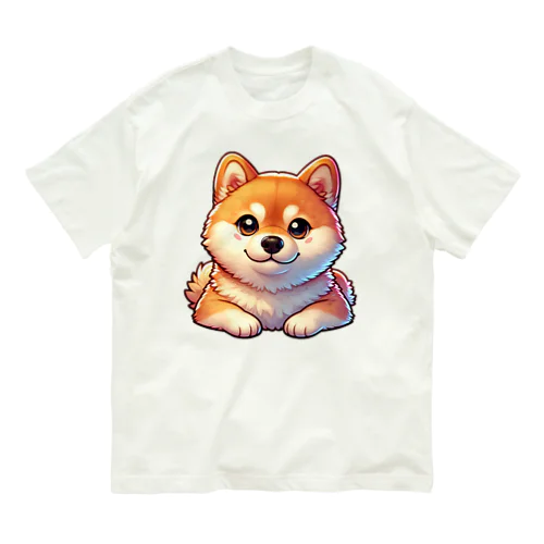 うちの柴ですよろしく Organic Cotton T-Shirt