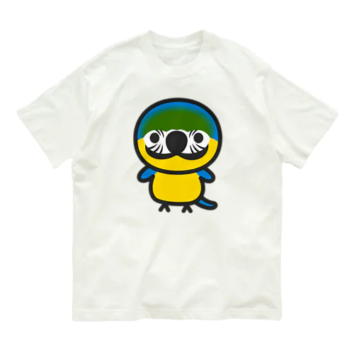 ルリコンゴウインコ オーガニックコットンTシャツ