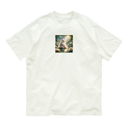 釈迦ラニアン Organic Cotton T-Shirt