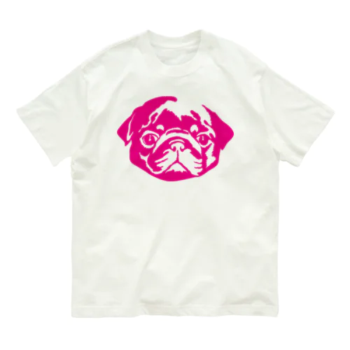 francesca pink オーガニックコットンTシャツ