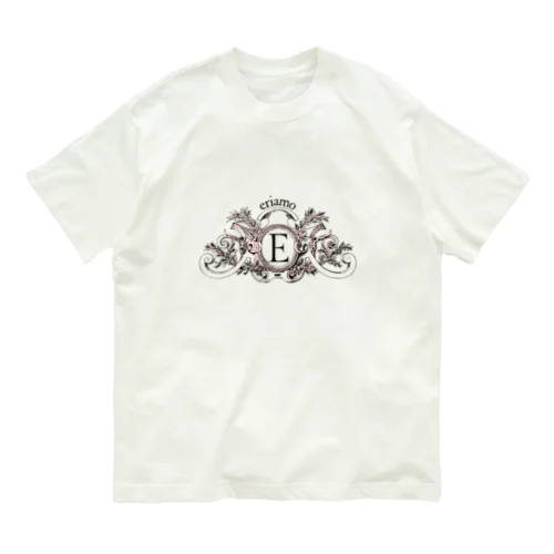 クラシカルデザインeriamo Organic Cotton T-Shirt