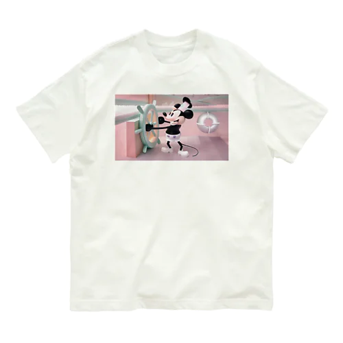 蒸気船ウィリー シャツ Organic Cotton T-Shirt