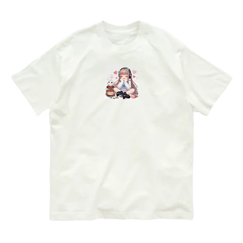 ゲーム女子 Organic Cotton T-Shirt