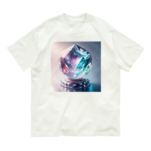 水晶 オーガニックコットンTシャツ