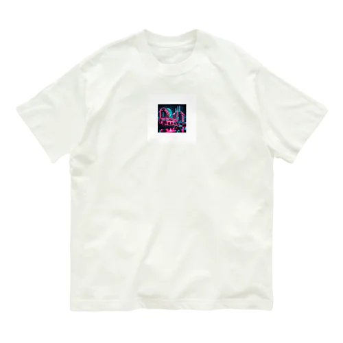 夜のドライブ オーガニックコットンTシャツ