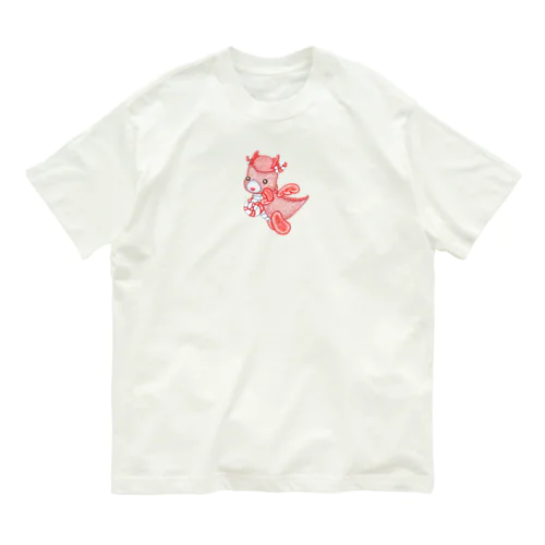 キャンディードラゴン　赤 Organic Cotton T-Shirt