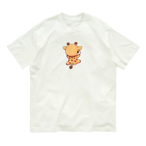 首を使わないキリン Organic Cotton T-Shirt