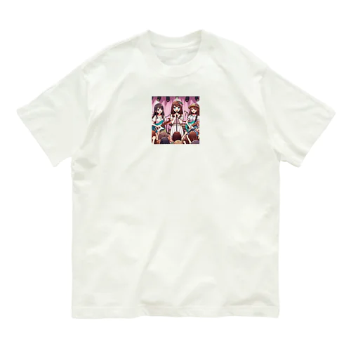 AI美女バンド オーガニックコットンTシャツ