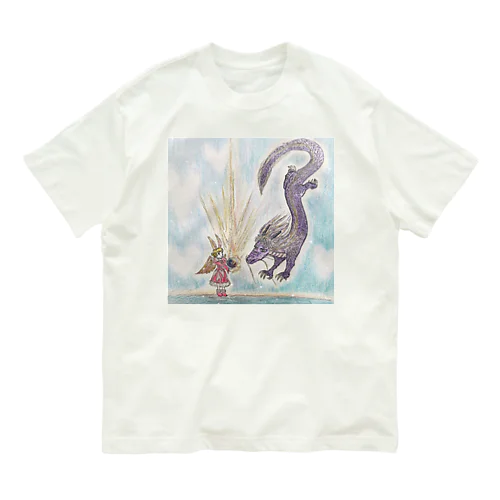 ラビ＆ドラゴン Organic Cotton T-Shirt