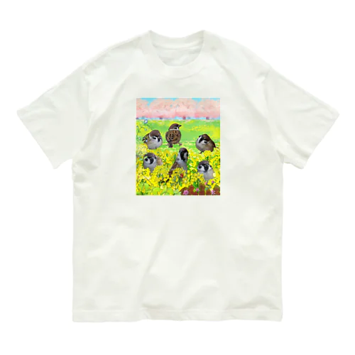 メッシュファミリー春 Organic Cotton T-Shirt
