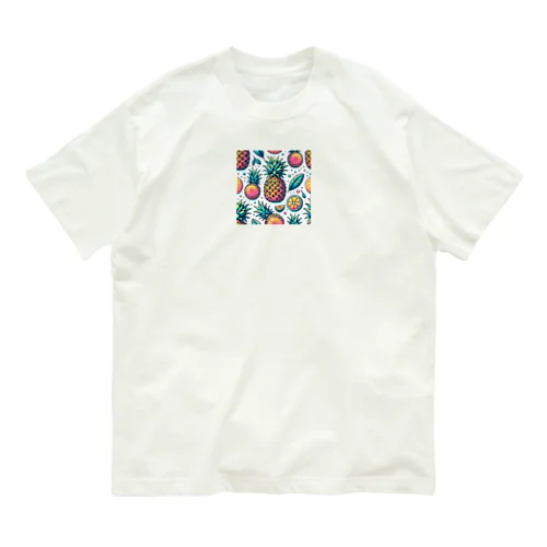 パイナップル王国 オーガニックコットンTシャツ