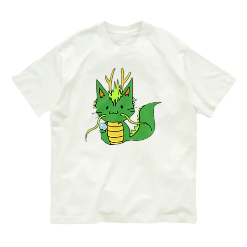 龍なねこ Organic Cotton T-Shirt