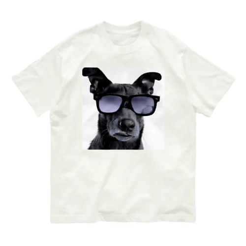 サングラスをかけた犬 Organic Cotton T-Shirt