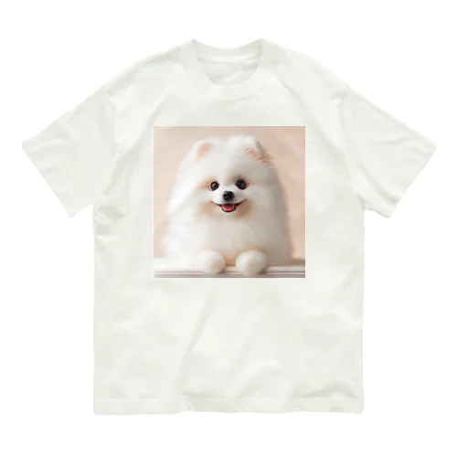 白ポメグッズ Organic Cotton T-Shirt