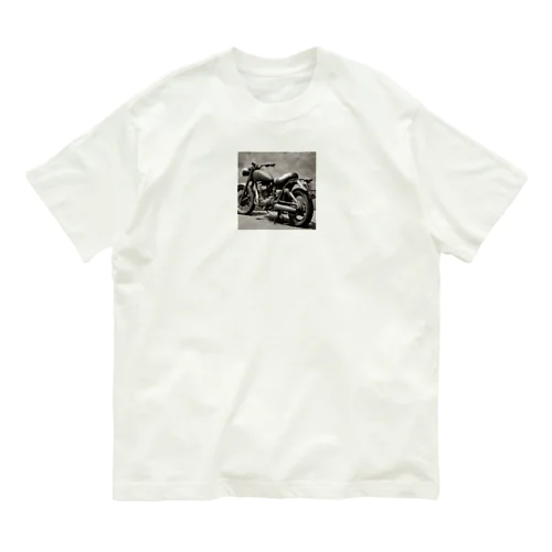 クラシックバイク オーガニックコットンTシャツ