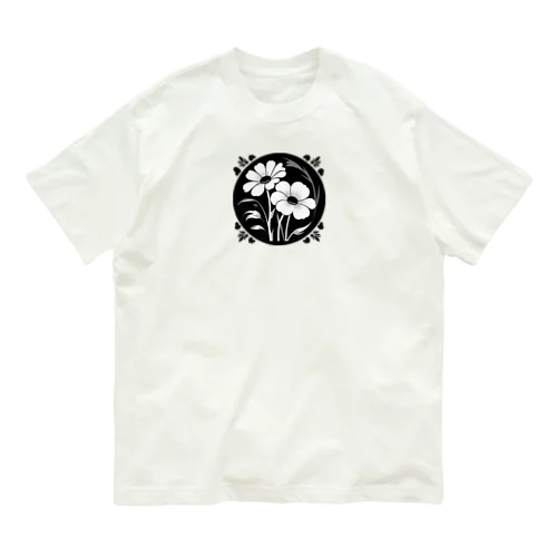 クールなトライバルフラワーⅣ Organic Cotton T-Shirt