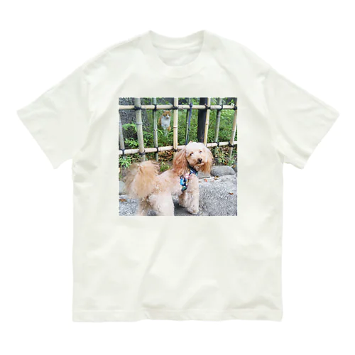 トイプードルのはるこ Organic Cotton T-Shirt