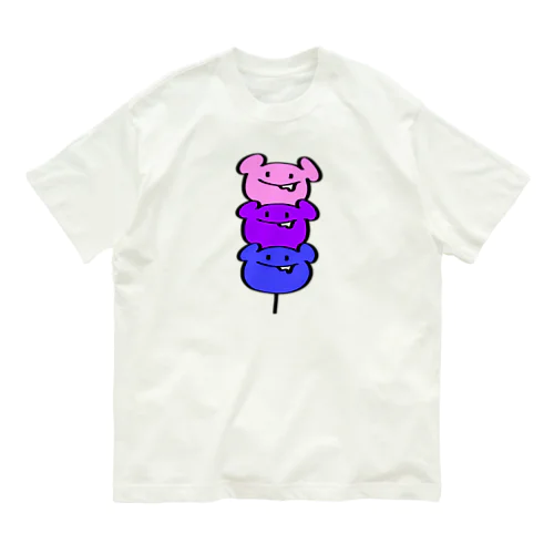 カロリーベアだんご Organic Cotton T-Shirt