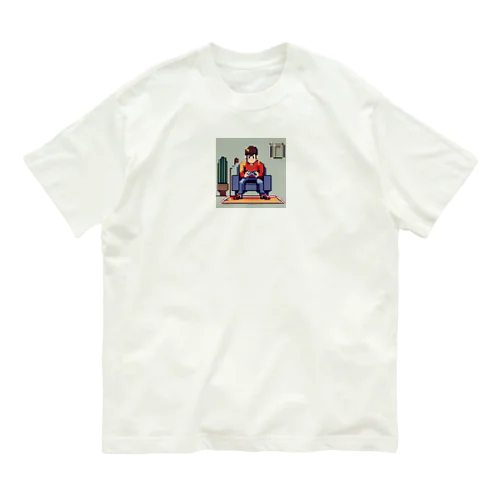 ゲームするロケットボーイ Organic Cotton T-Shirt