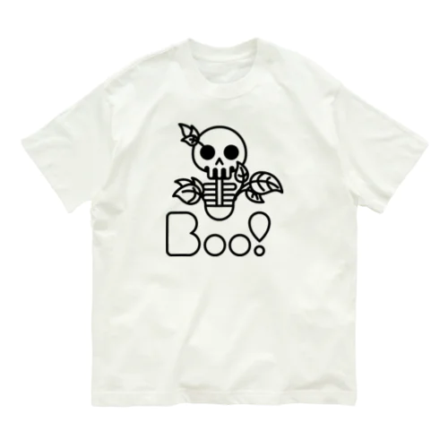 Boo!(ガイコツ) Organic Cotton T-Shirt