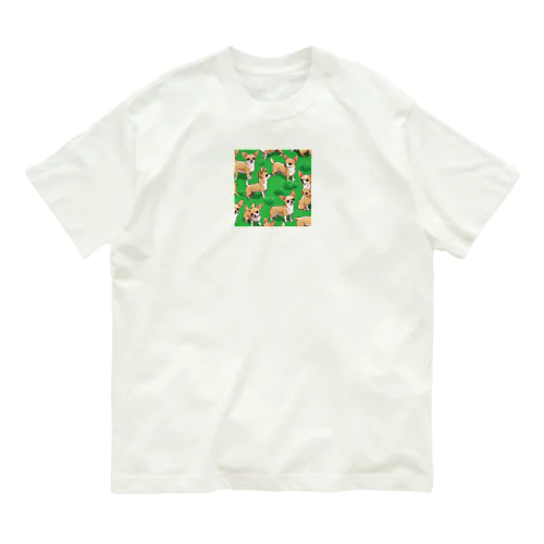 小さな体に大きな魅力。ちわわのアートで心地よい癒しタイム Organic Cotton T-Shirt