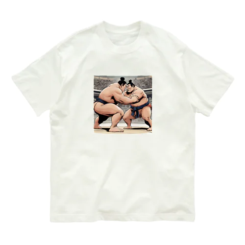 相撲2 オーガニックコットンTシャツ