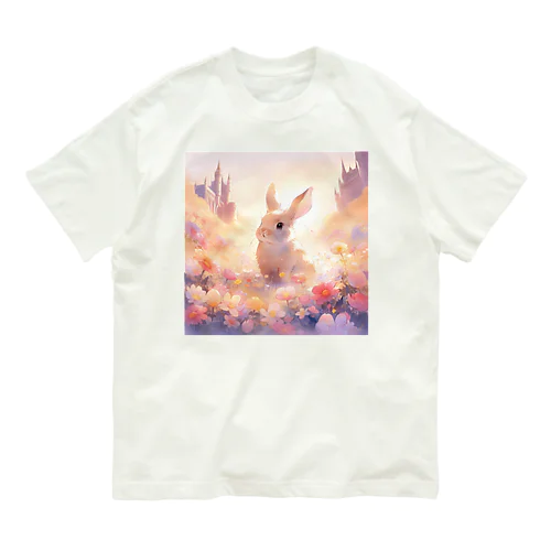 うさぎとお城｡.:*･ﾟ Organic Cotton T-Shirt