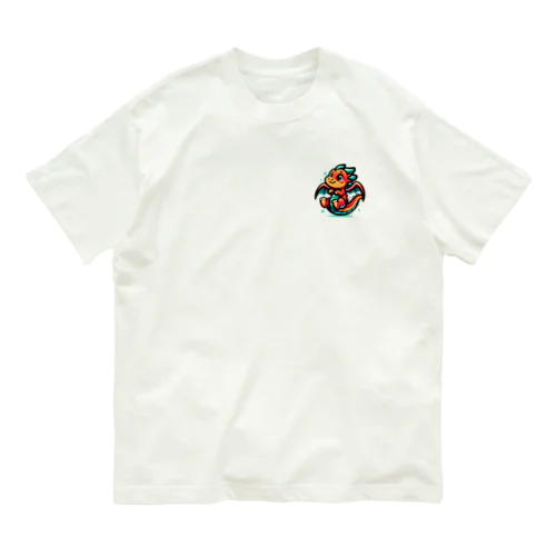 おさんぽドラゴンのドラ子 Organic Cotton T-Shirt