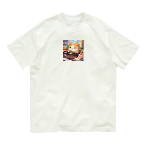 ぱんくまちゃん オーガニックコットンTシャツ