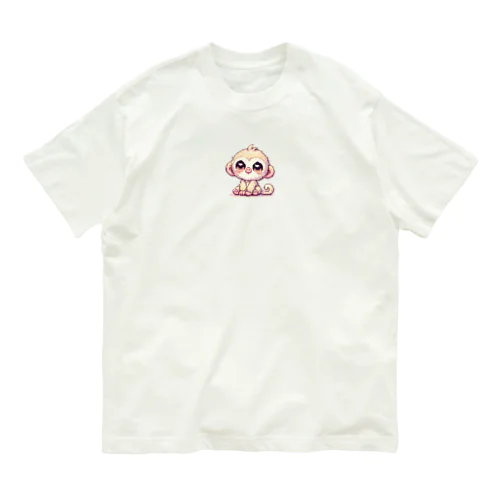  looking monkey / type.1 オーガニックコットンTシャツ