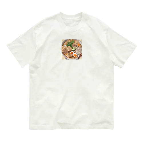 ラーメン オーガニックコットンTシャツ