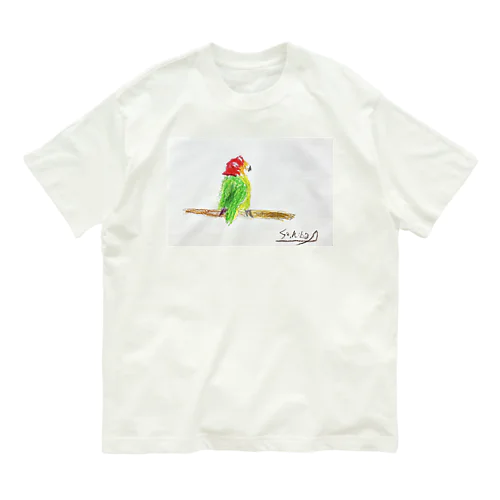 カラフル　オウム Organic Cotton T-Shirt