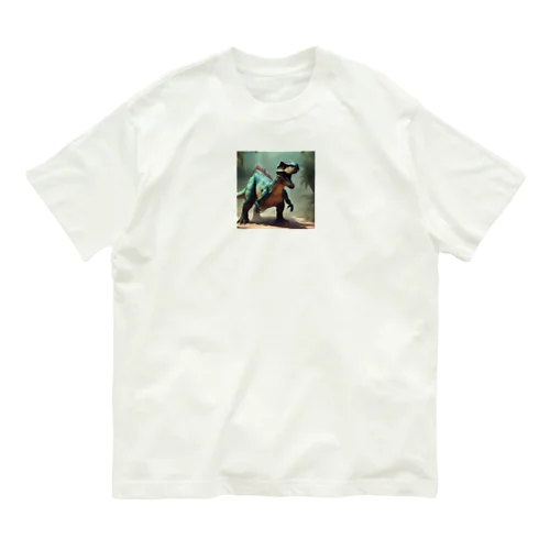 発光する鱗を持つ恐竜 Organic Cotton T-Shirt