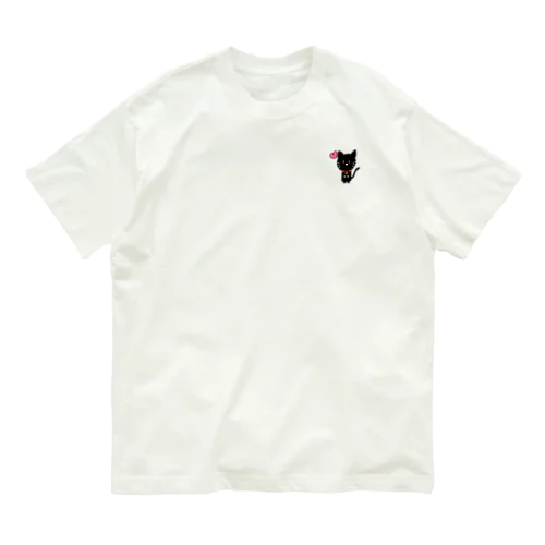 ねこ日和（黒猫） Organic Cotton T-Shirt