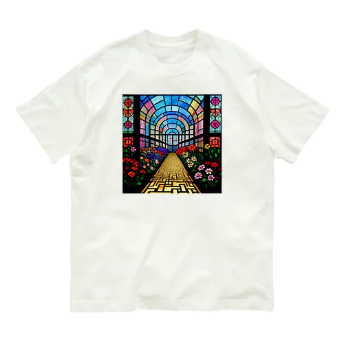 幸せの通り道（path of happiness） オーガニックコットンTシャツ