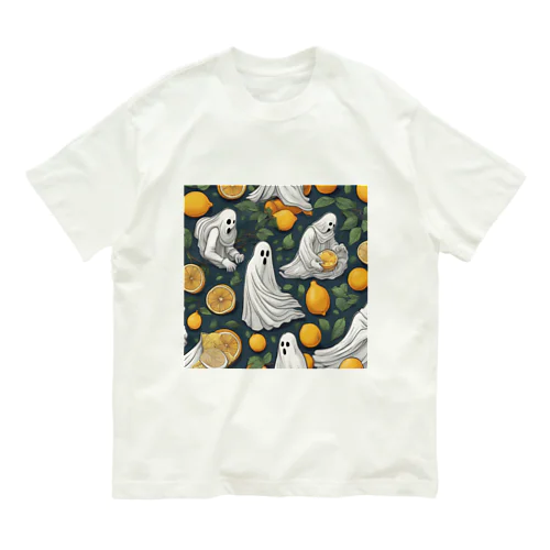 レモンをあやす幽霊 オーガニックコットンTシャツ