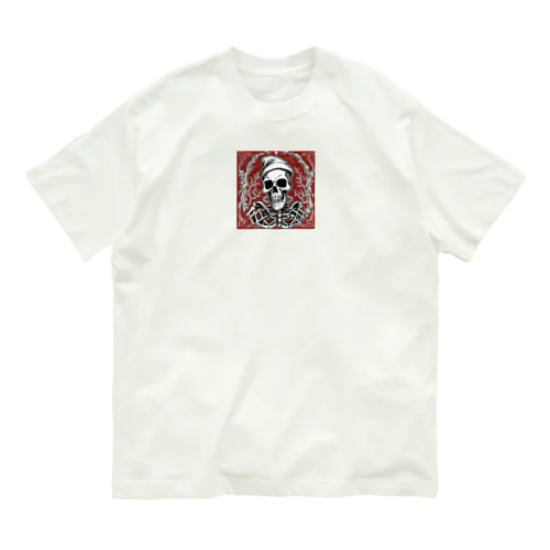 骸骨　ドクロサンタ Organic Cotton T-Shirt