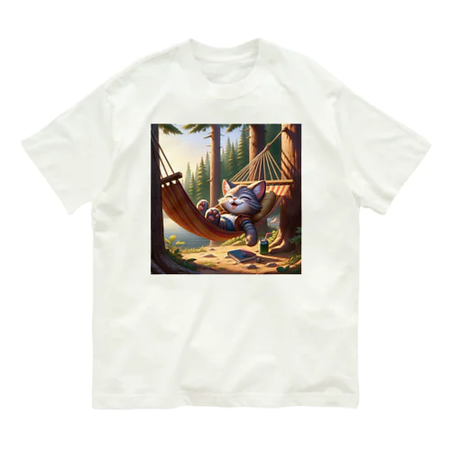 cat camper ハンモック Organic Cotton T-Shirt